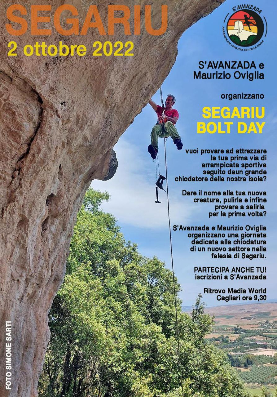 Locandina escursioni arrampicata in Sardegna